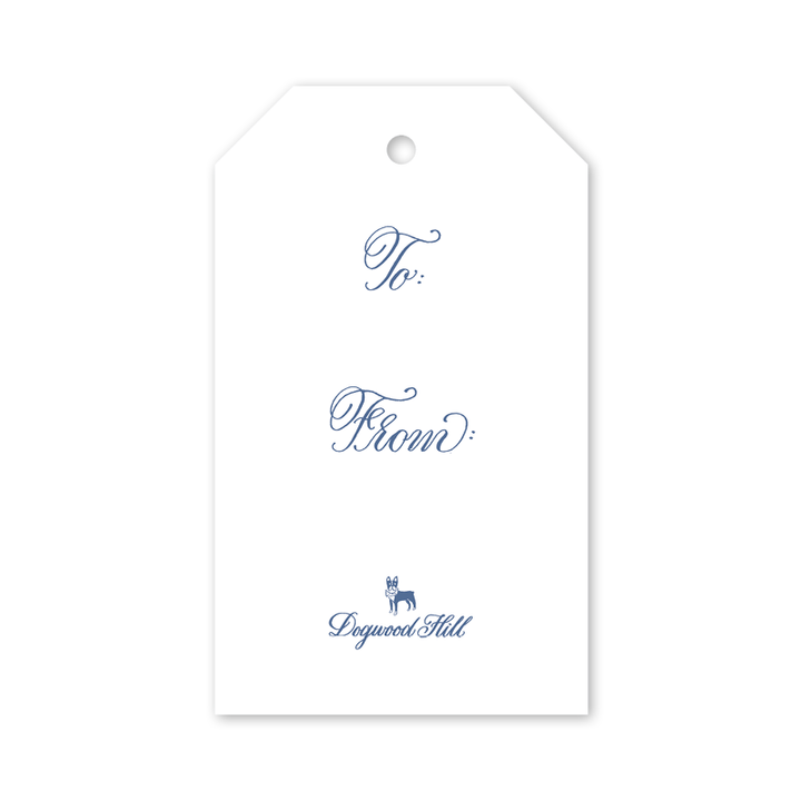 Coastal Christmas Tree Gift Tag