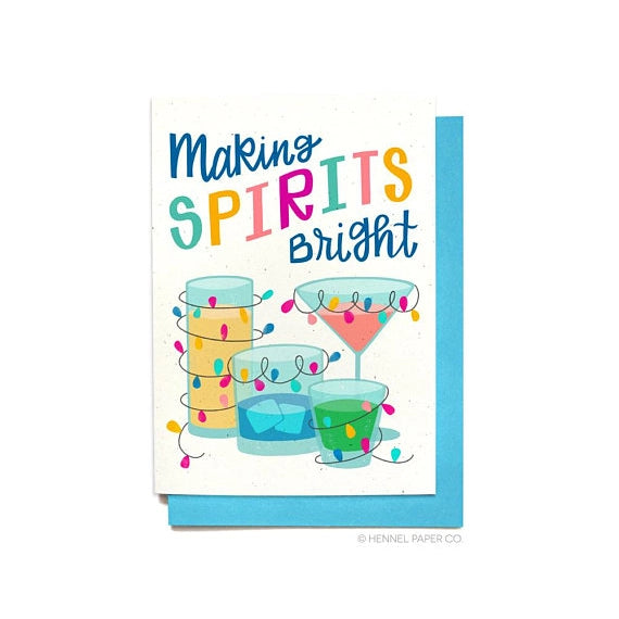 Making Spirits Bright Blank Inside