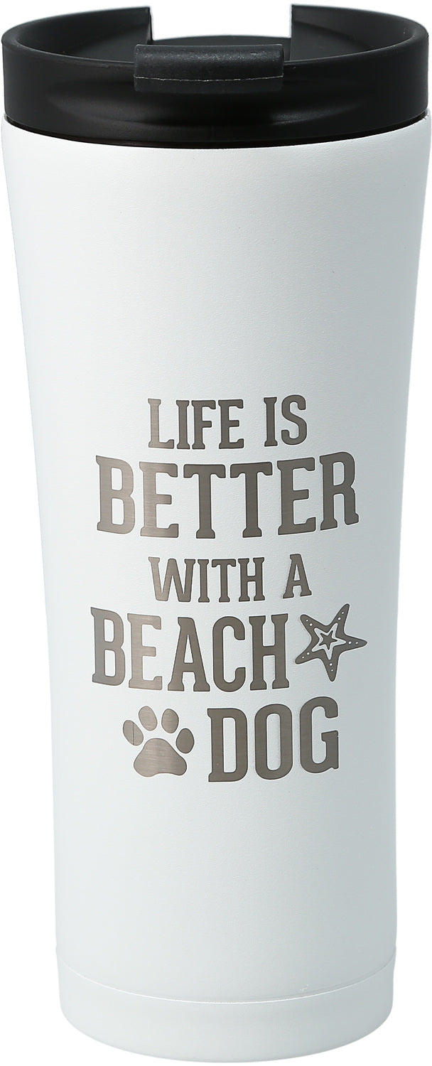 Beach Dog Stainless Steel Tumbler