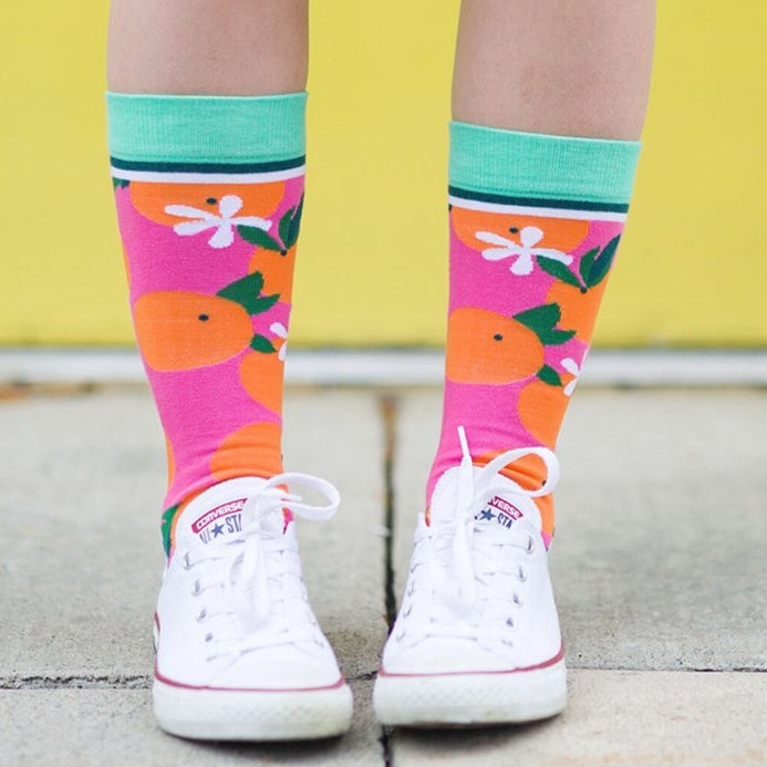 Orange You Glad Crew Socks