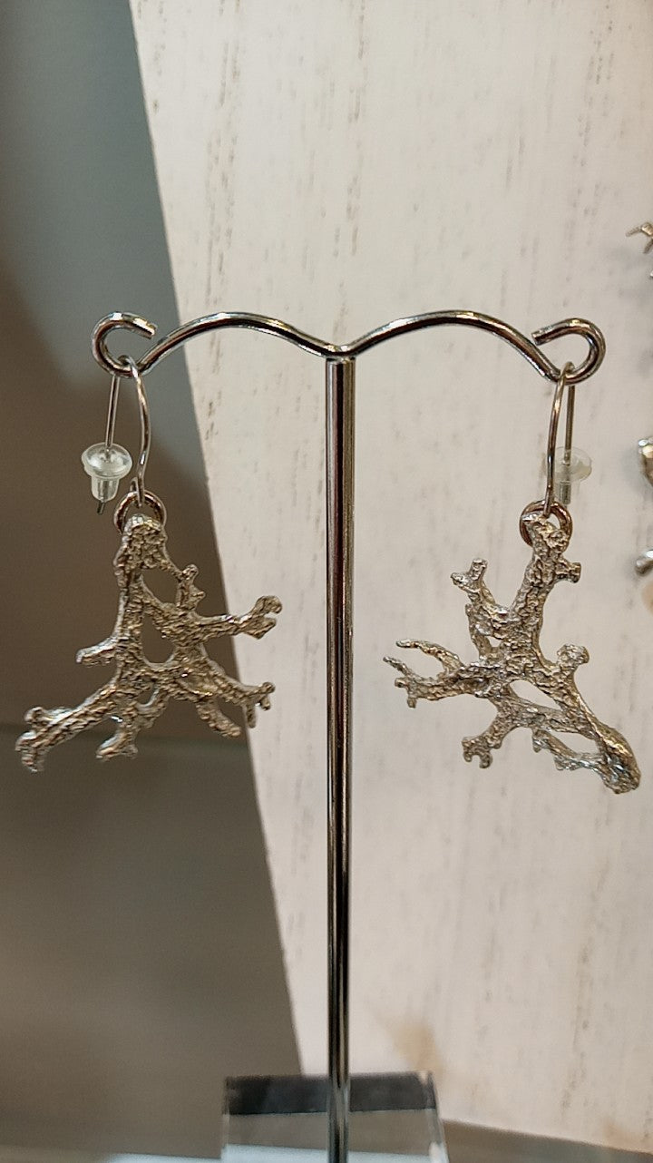 Maurice Milleur Coral Fan Earring