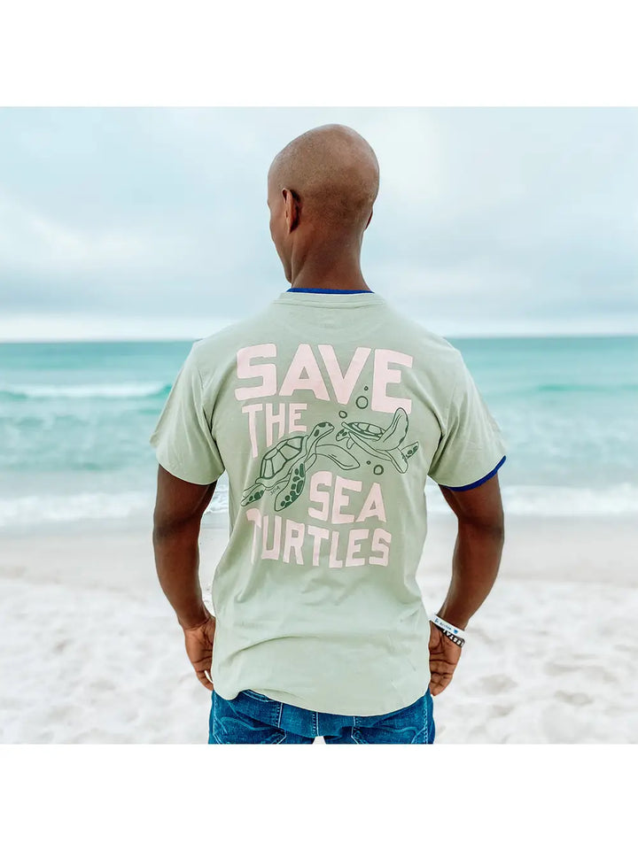 30A Save the Sea Turtles Sage Tee