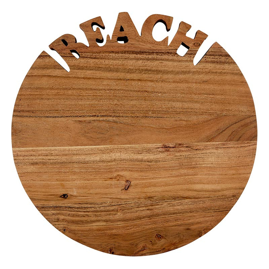 Beach Wood Serving Tray - 14" (Pickup only)