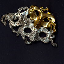 Mask Trio Pin
