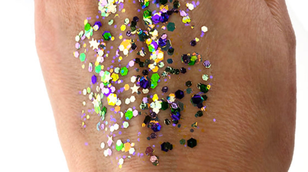 King Cake Face Sparkle