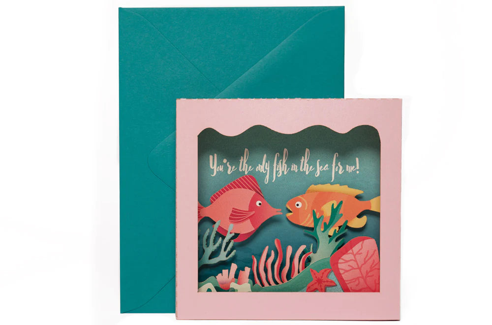 Under the Sea Anniversary Pop Up Card