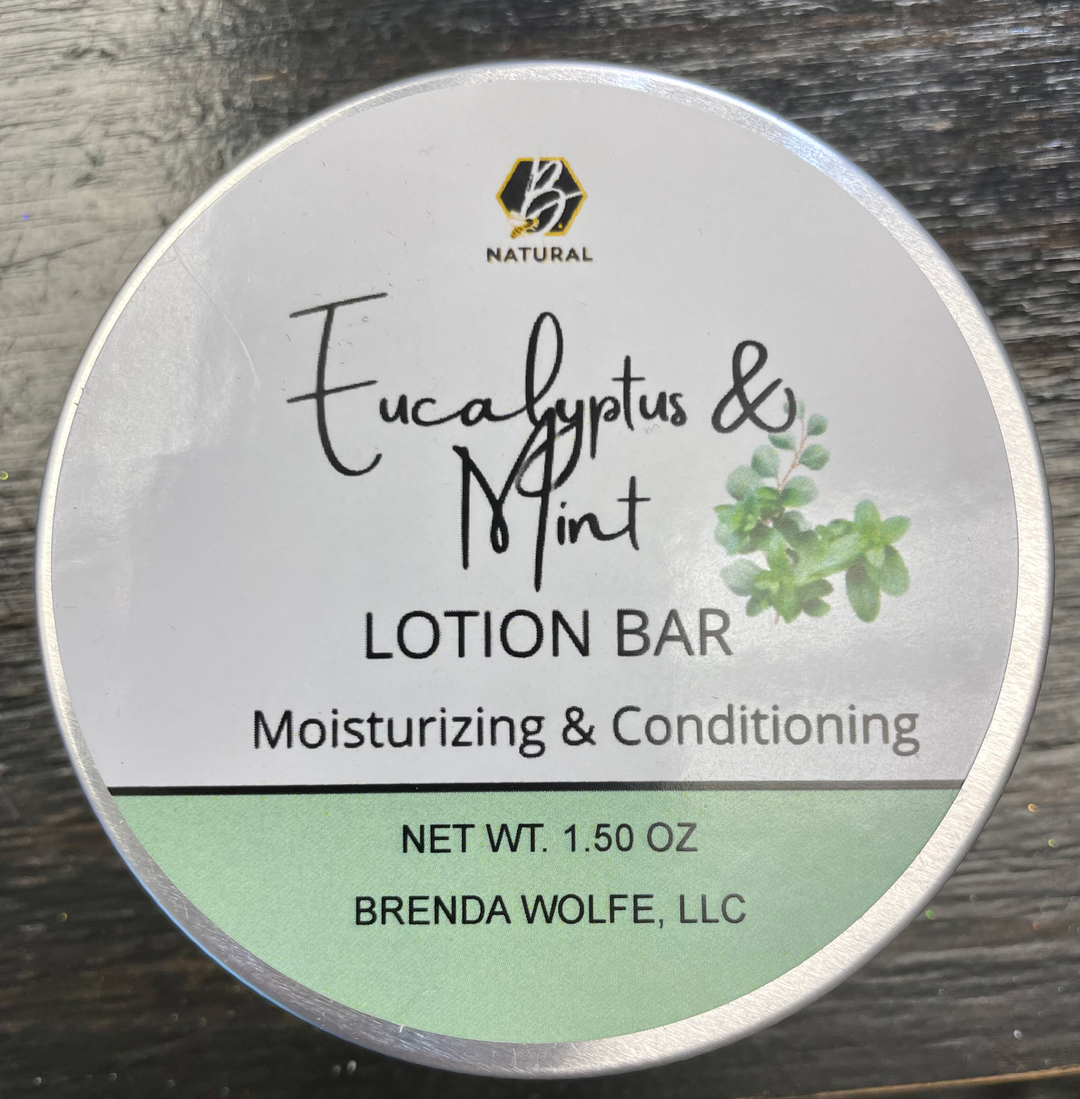 Eucalyptus &amp; Mint Lotion Bar Tin