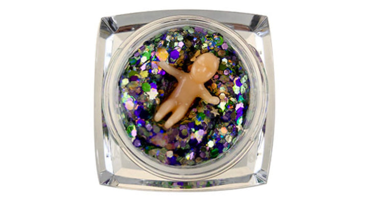 King Cake Face Sparkle