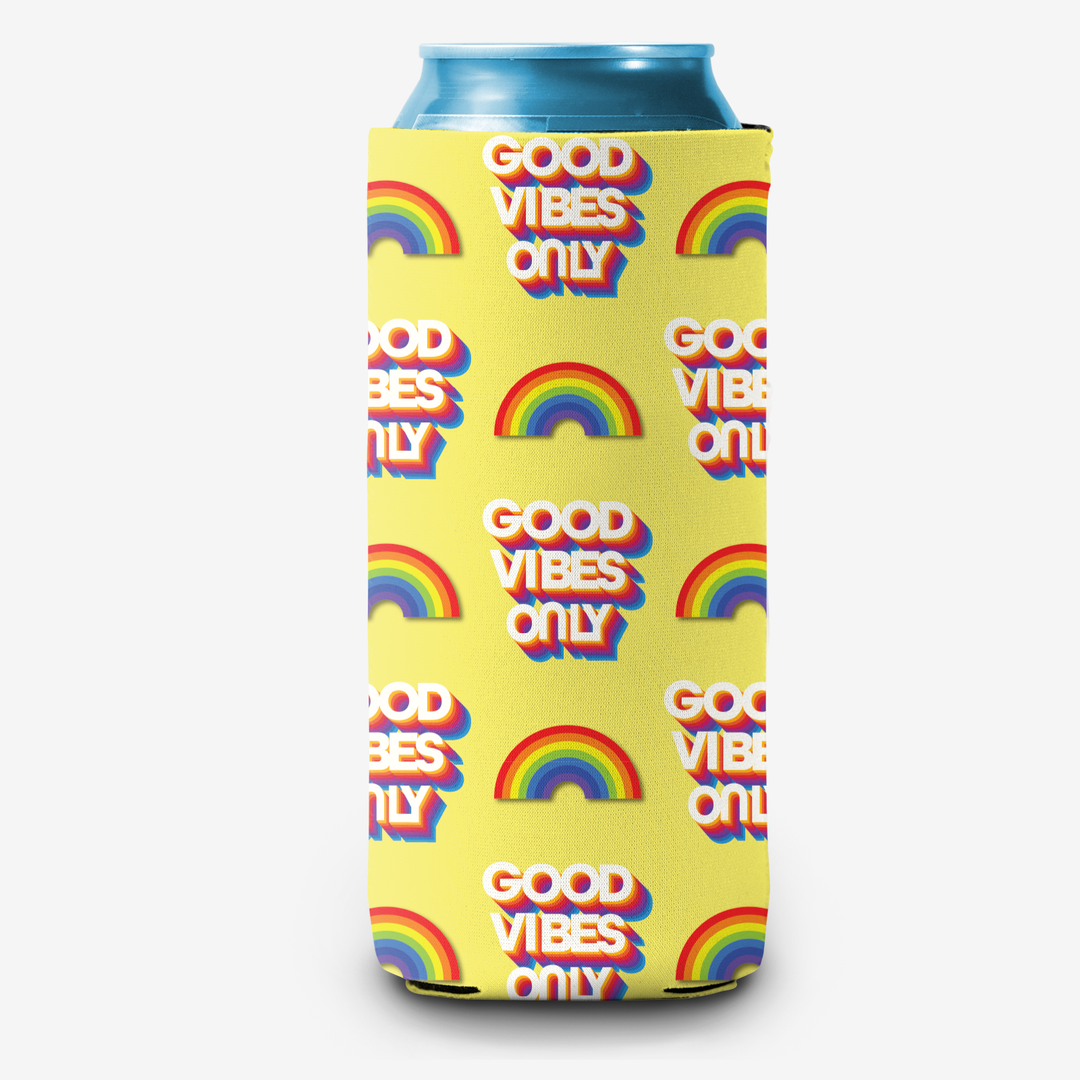 Good Vibes Only Can Cooler