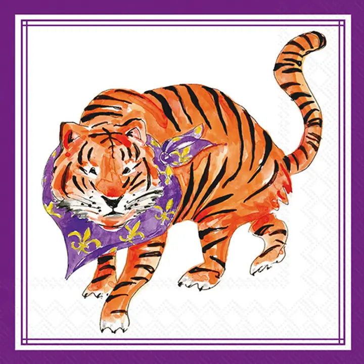 Collegiate Cocktail Napkins-20 Count