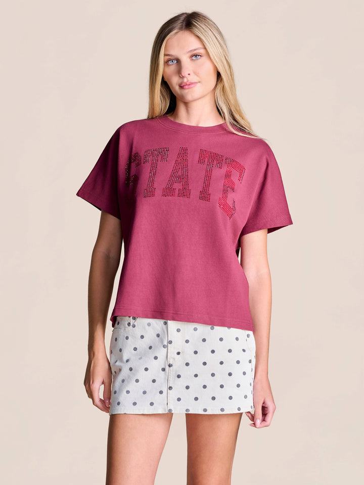 The MVP Rhinestone Tee | Mississippi State