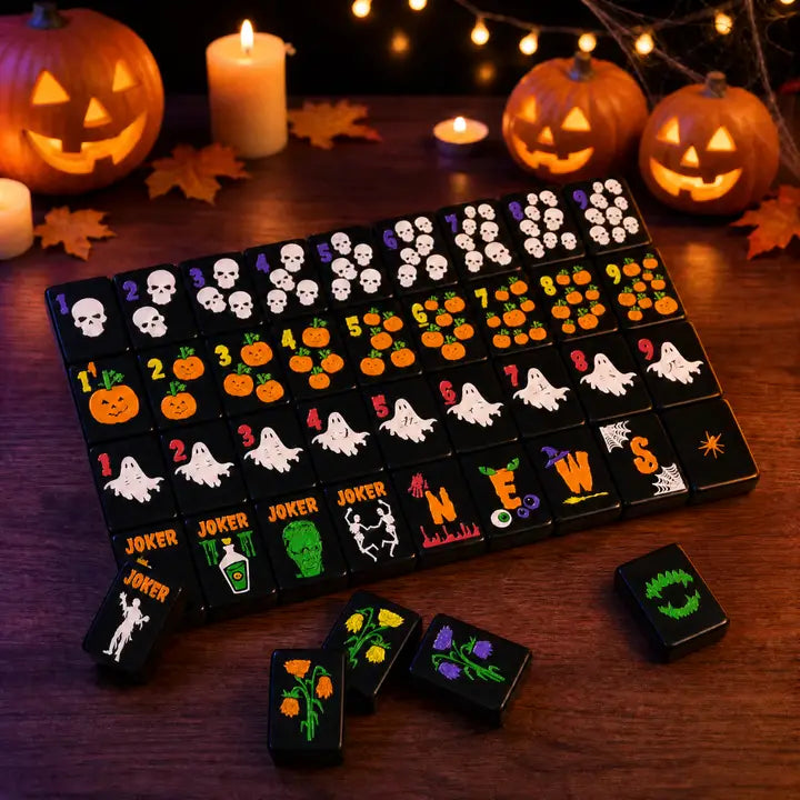 Halloween Themed Mahjong Set