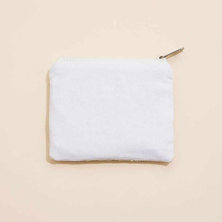 MAHJONG Message Seed Beaded Mini Pouch Bag