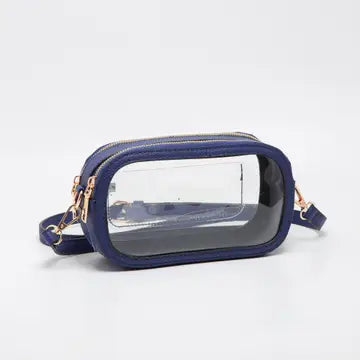 Game Day Stadium Clear Oval Crossbody Bag