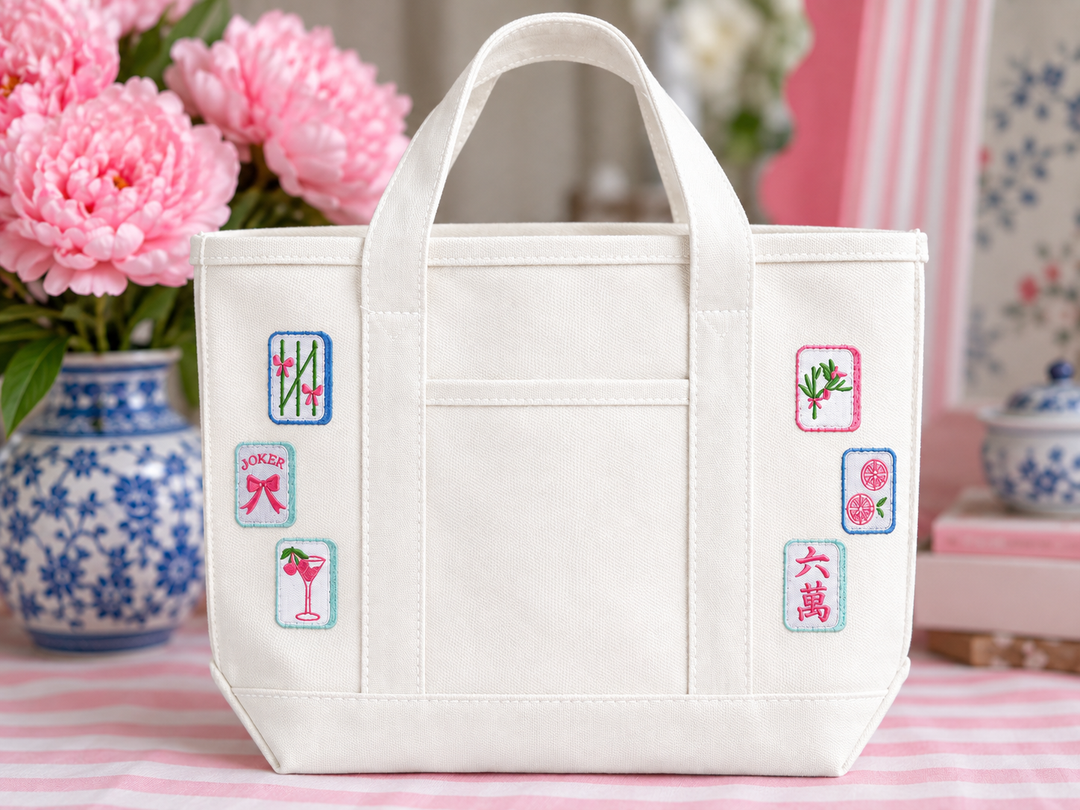Mini Mahjong tote