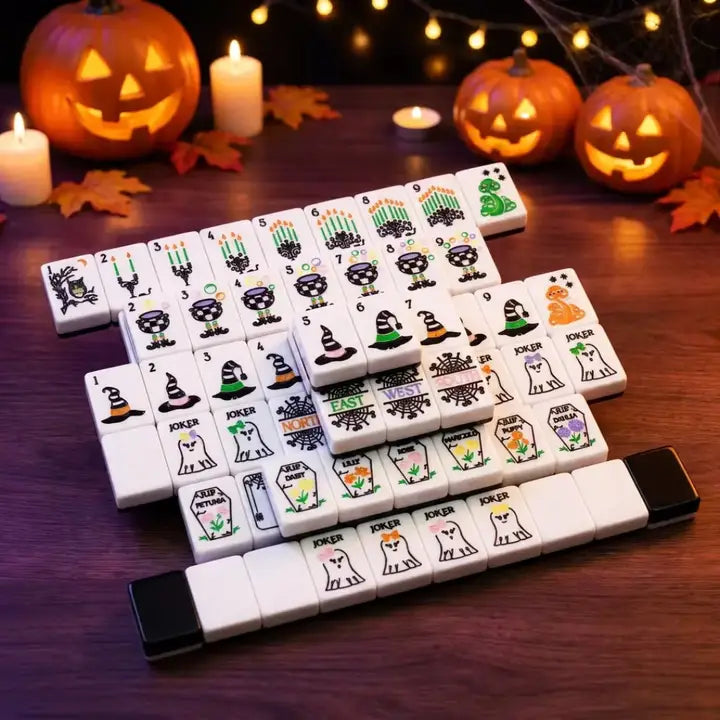 Halloween Themed Mahjong Set