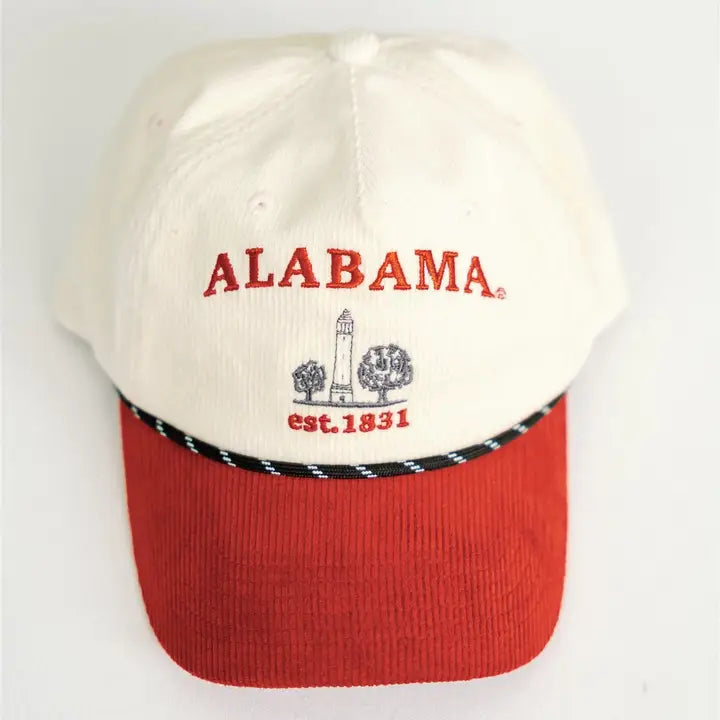 Alabama Collegiate Corduroy Hat