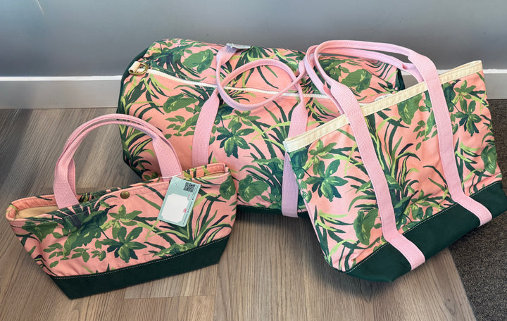 MadCap Cottage Pink Palm Smallest Tote