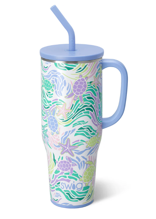 Swig Sea Swirl Swirl Mega Mug