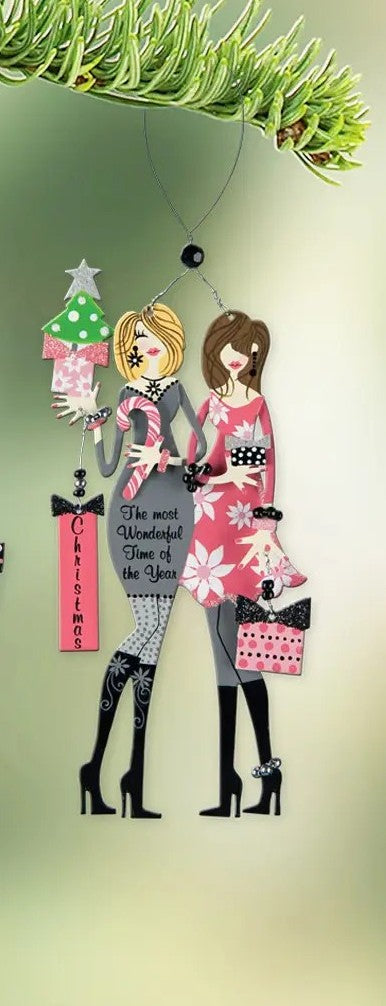 Fabulous Friends Metal Ornaments