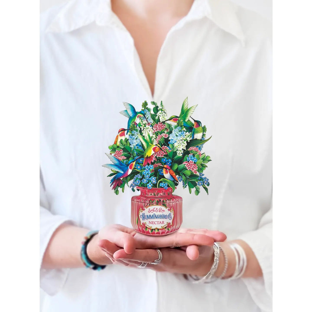 Mini Hummingbird Oasis Pop Up Card