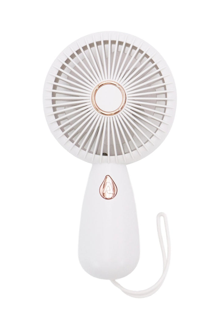 Retro Matte Pastel Electric Fan With Wrist Strap