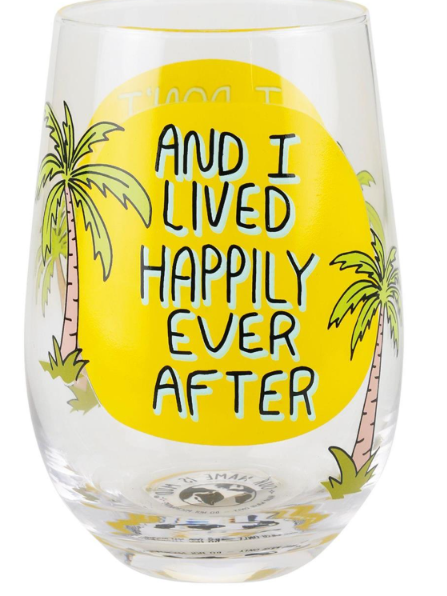 Retired Sip Wine Glass