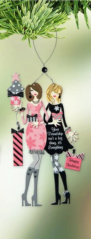 Fabulous Friends Metal Ornaments