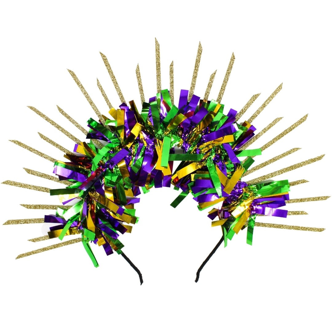 Mardi Gras Halo Crown Head Band