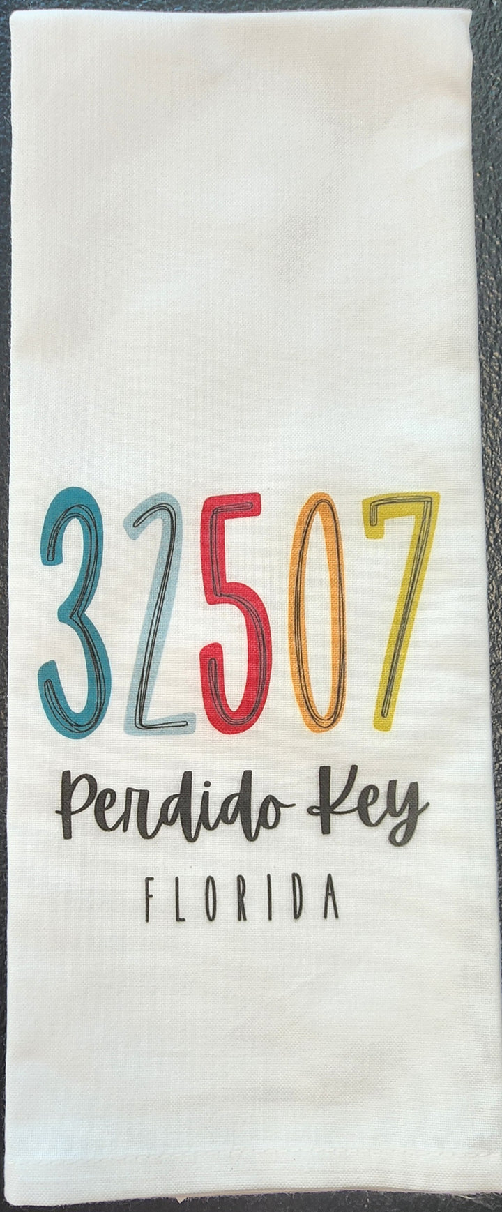 Stone Zip Code Hand Towel