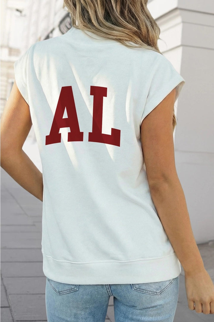 BAMA White Mock Neck Women&