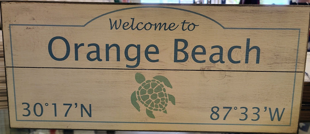 Coastal Wood Welcome Signs