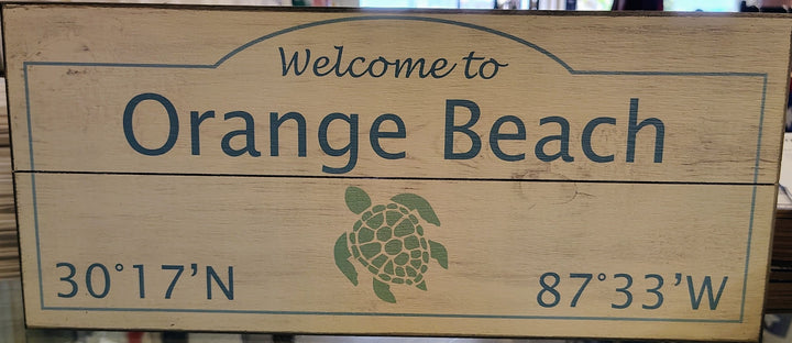 Coastal Wood Welcome Signs