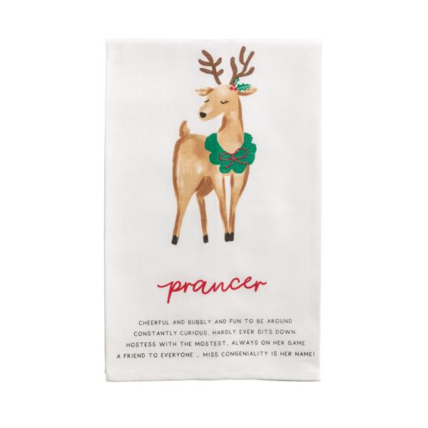 Reindeer Poems Hand Towels