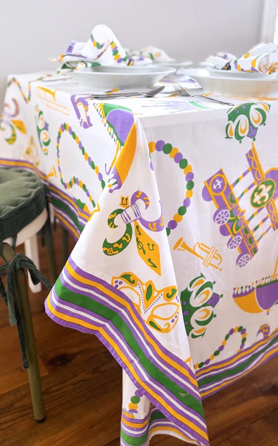 Mardi Gras Float Table Runner