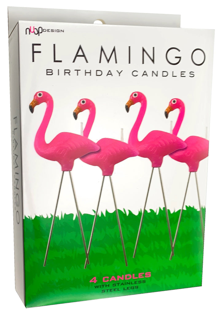 Flamingo Birthday Candles Set