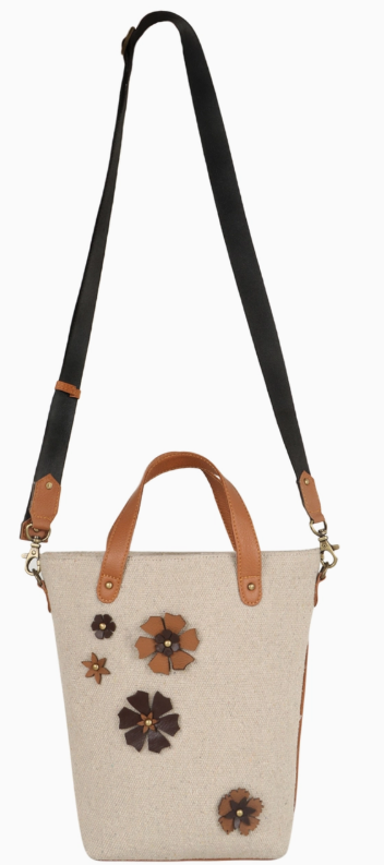 Macie Tote with Petals