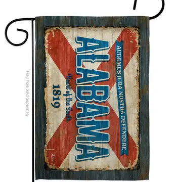 Alabama Vintage Garden Flag