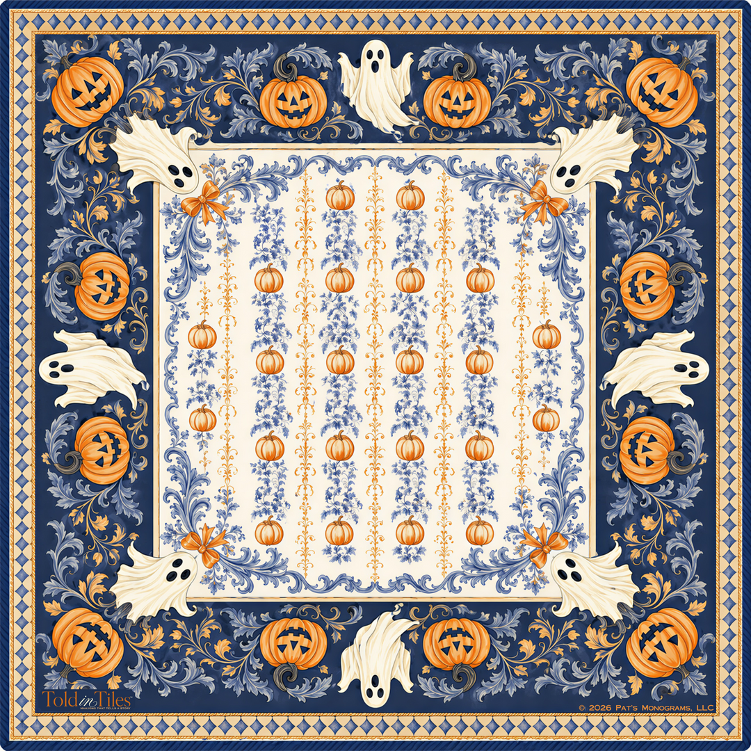 Trick or Tiles Halloween Mahjong Mat