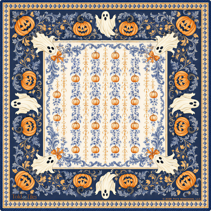 Trick or Tiles Halloween Mahjong Mat