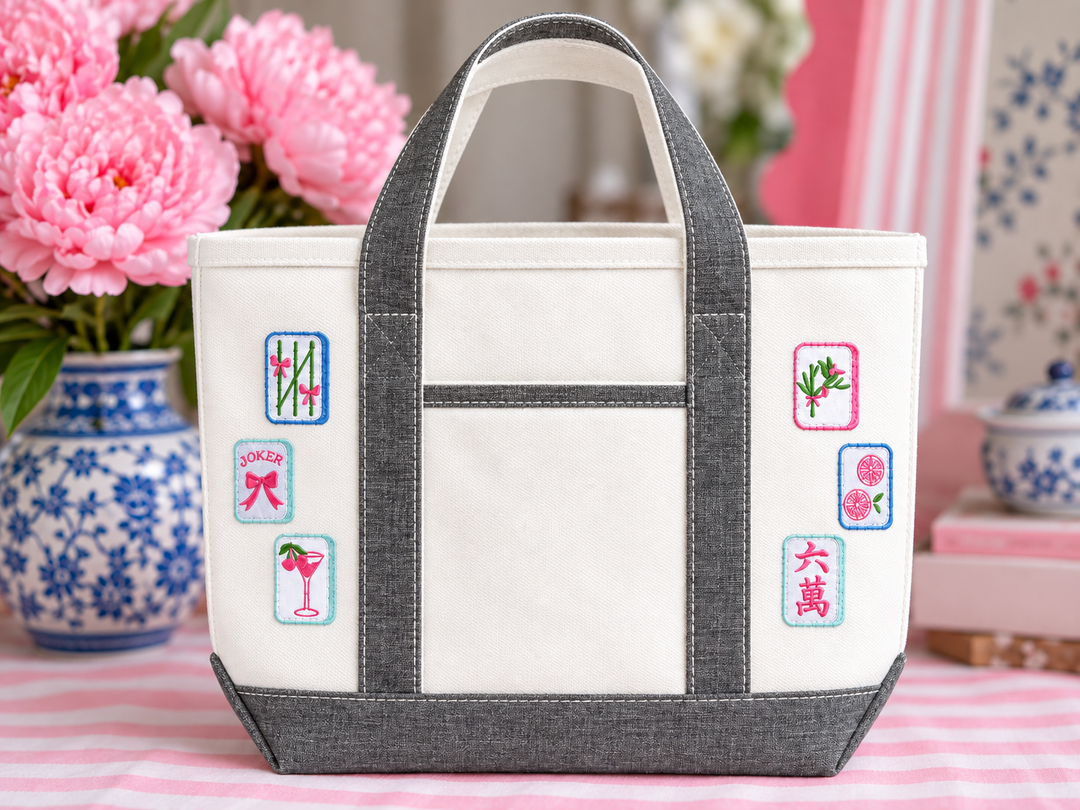 Mini Mahjong tote