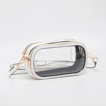 Game Day Stadium Clear Oval Crossbody Bag