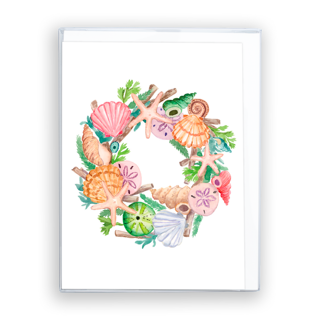 Seashell Wreath Boxed Cards