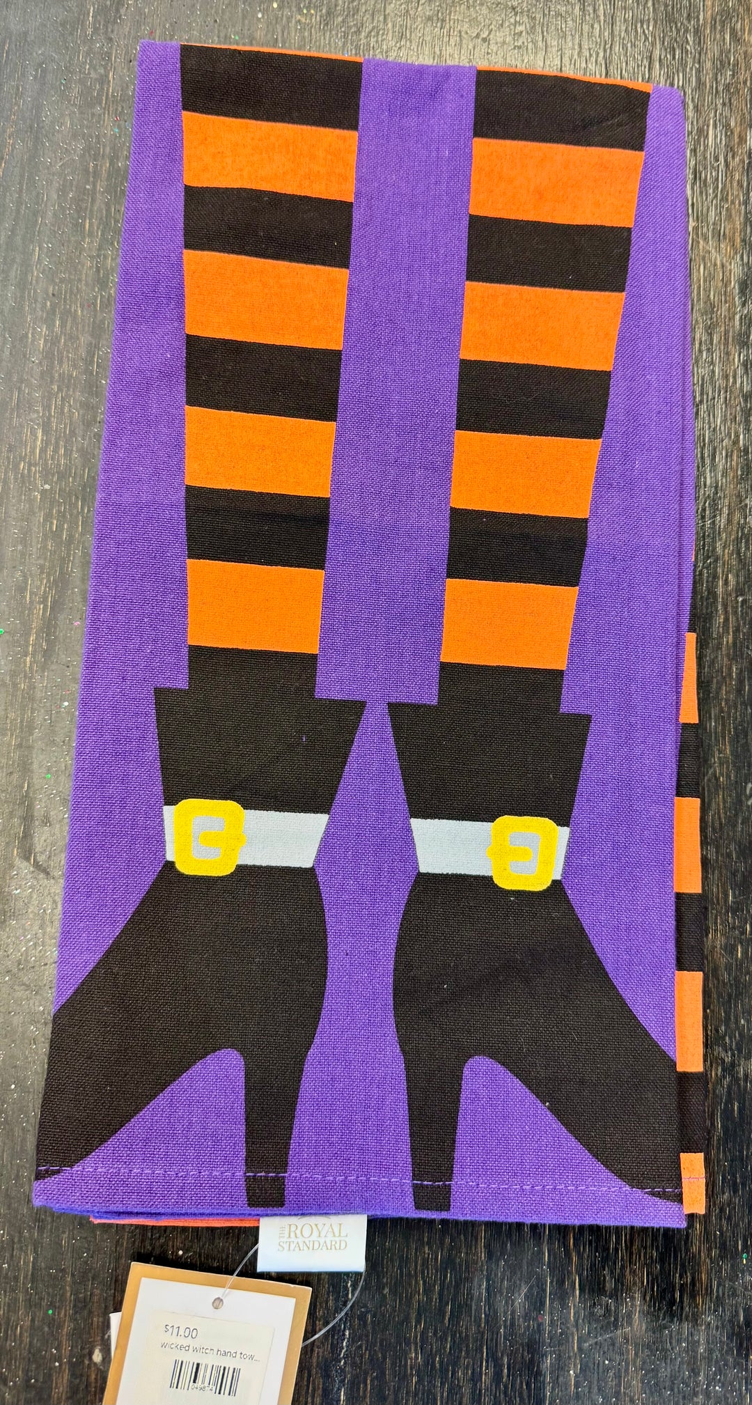 Wicked Witch Hand Towel Purple