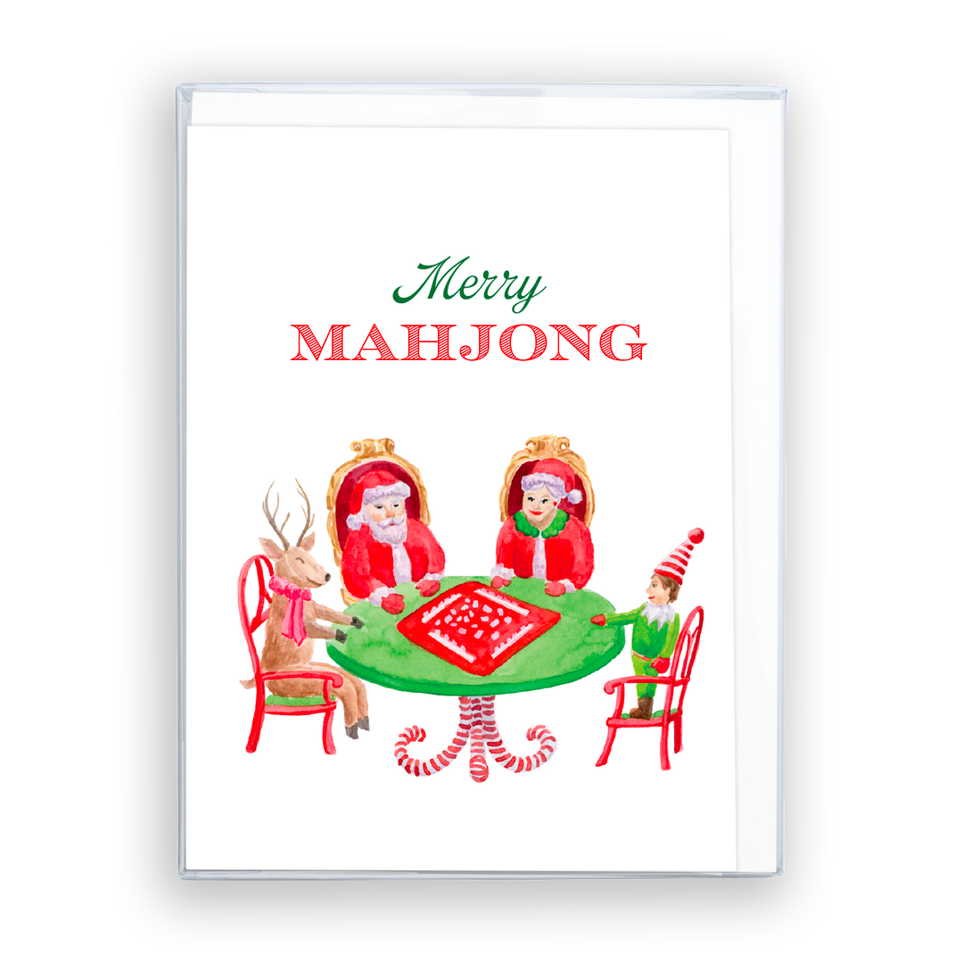 Merry Mahjong Greeting Card