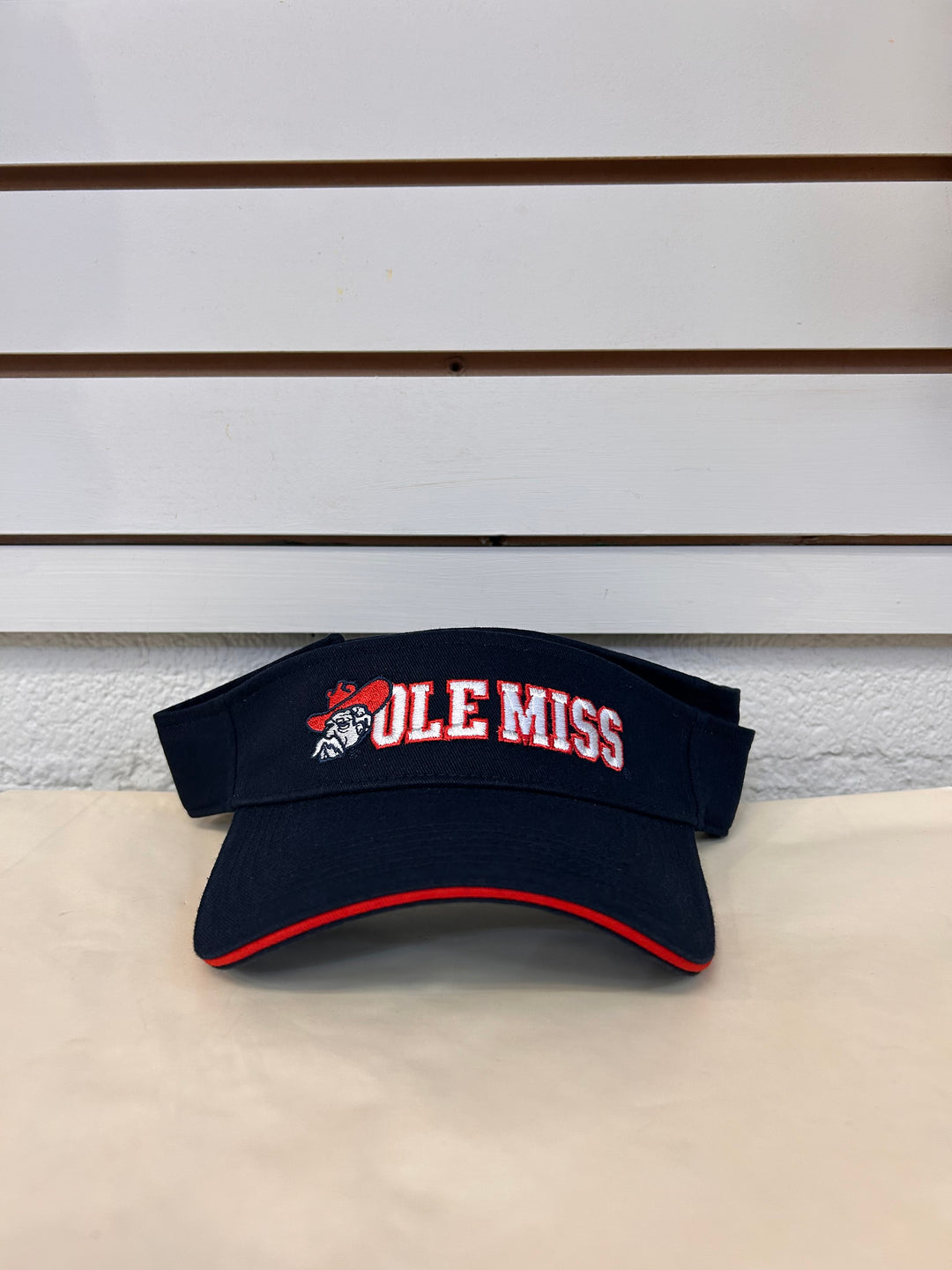 Ole Miss Navy Visor