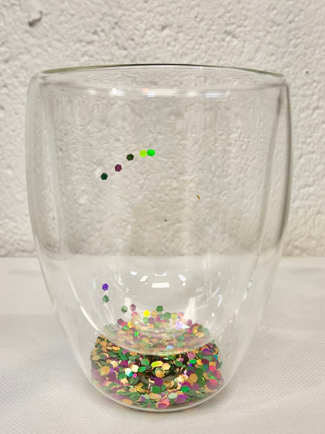 Double Walled Cup with Glitter