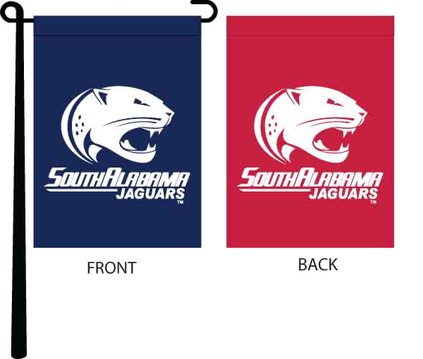 South Alabama Jaguars Garden Flag