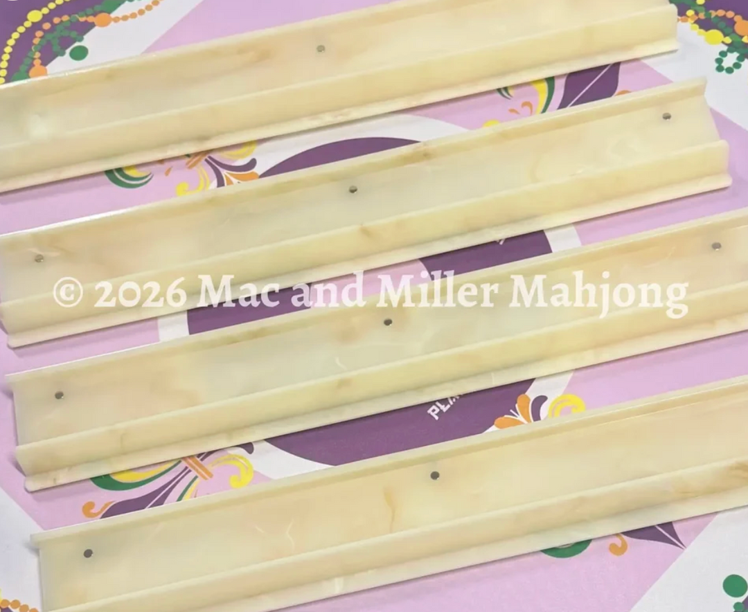Heirloom Ivory Classic Straight Mahjong Racks