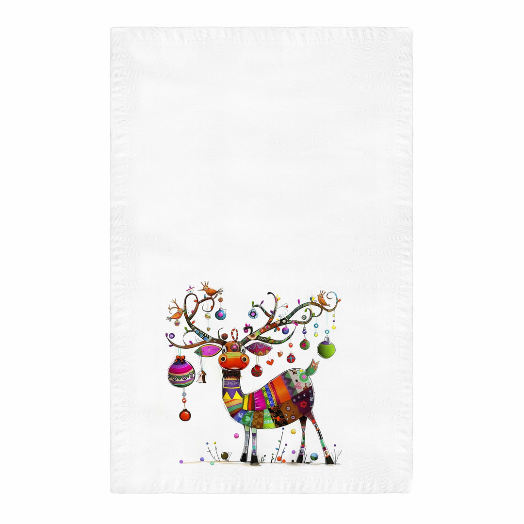Jingle Horn Tea Towel